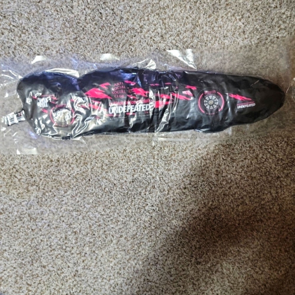 Anti social social club undefeated back pillow RARE
